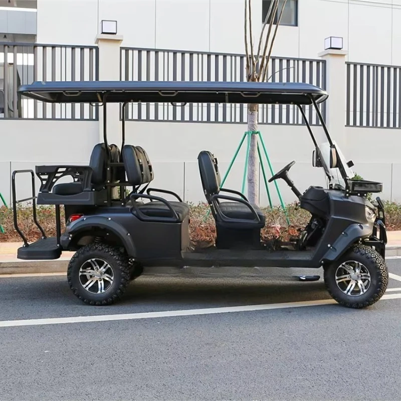 New Model 7.5kw Golf Cart Electric 6 Persons Lithium Ion Battery off Road Club Car Golf Cart