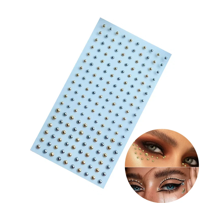 

Diamond Sticker Fake Nose Stud Self Adhesive Rhinestones Non Piercing Eye Ear Face Body Jewelry For Women Sticker Crystal