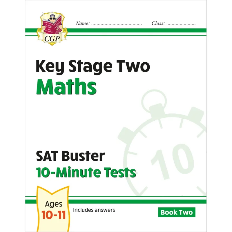 

KS2 Maths SAT Buster 10Minute Tests Book 2 For The 2025 Tests CGP Books Coordination Group Publications 9781782944805 Book