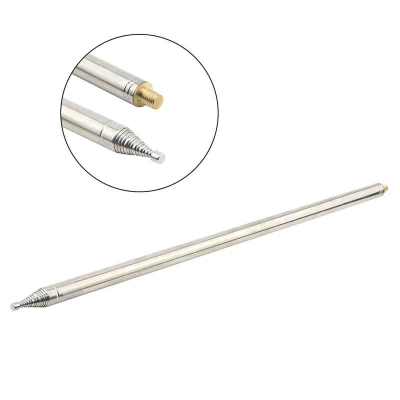 Telescopic Antenna Shortwave Antenna 14 Sections 201 Stainless Steel 5.6M/18.4Ft 50Cm Elements M10 Thread Durable Easy To Use