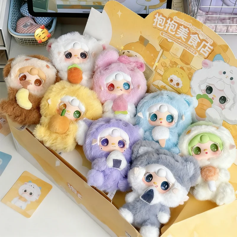 

Yooki V10 Gourmct Ресторан Виниловая плюшевая слепая коробка Мягкая и милая кукольная сумка Аксессуары Украшение рабочего стола для комнаты Giri Праздничные подарки