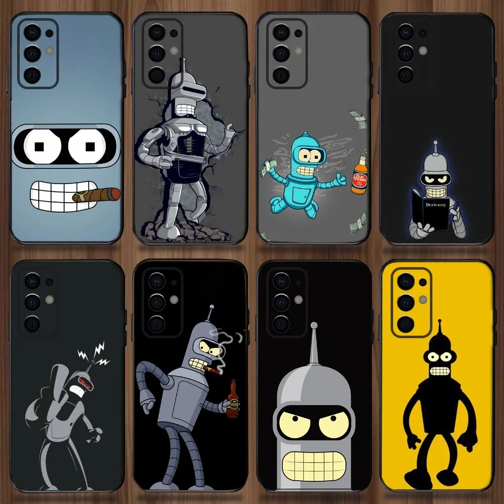 Cartoon Futurama-a B-Bende Phone Case For Samsung Galaxy A13,A21s,A22,A31,A32,A52,A53,A71,A80,A91 Soft Black Cover