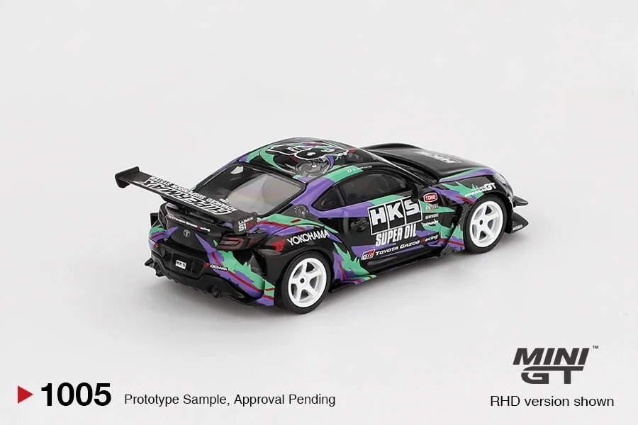MINIGT 1/64 Toyota GR86 HKS TYPE R 2022 Tokyo Auto Salon MGT01005-CH voiture en alliage jouets véhicule à moteur moulé sous pression modèle pour les enfants