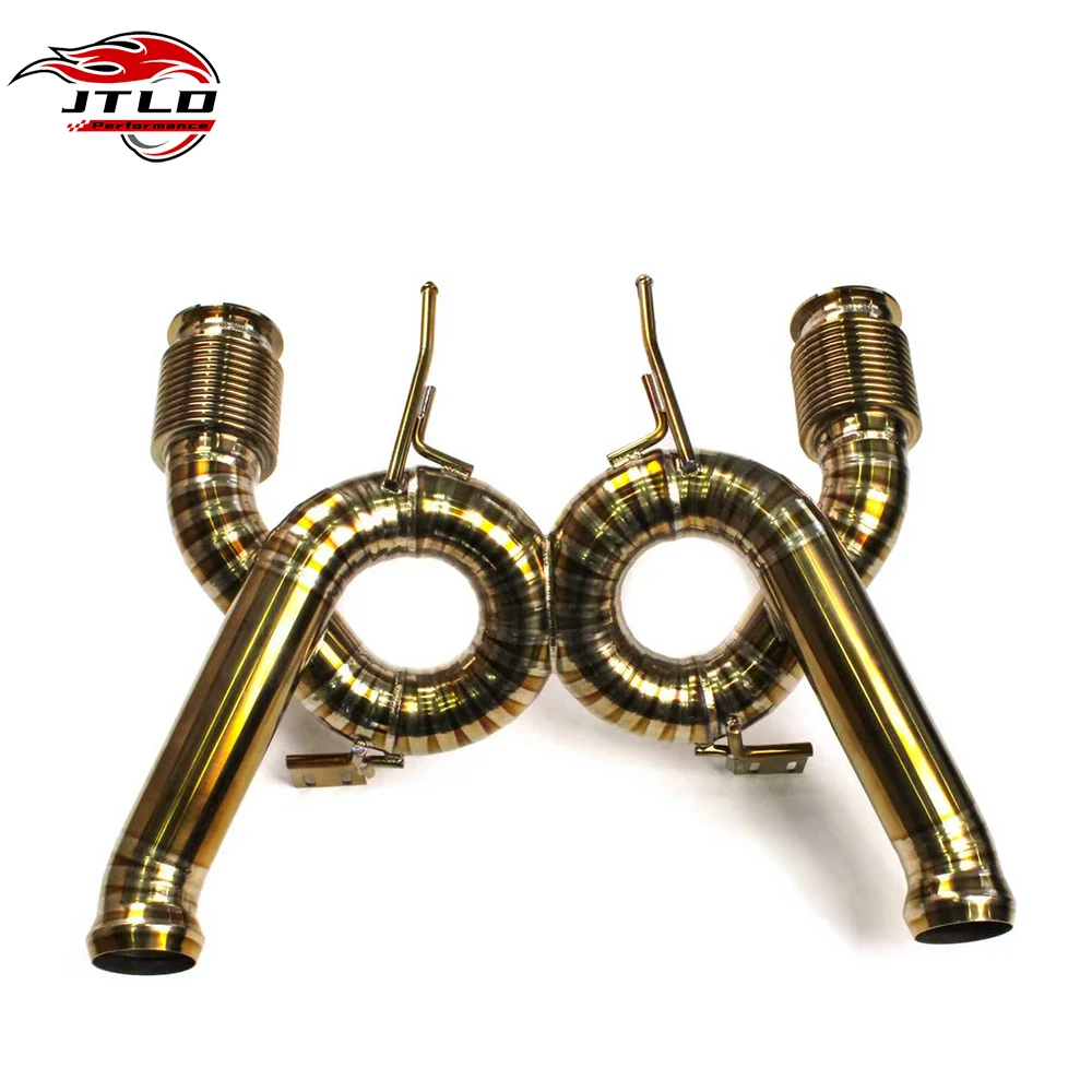 

For McLaren 720S Titanium Exhaust System Non Valved Full Catback Race Exhaust Lightweight Straight Pipe Performance Upgrade