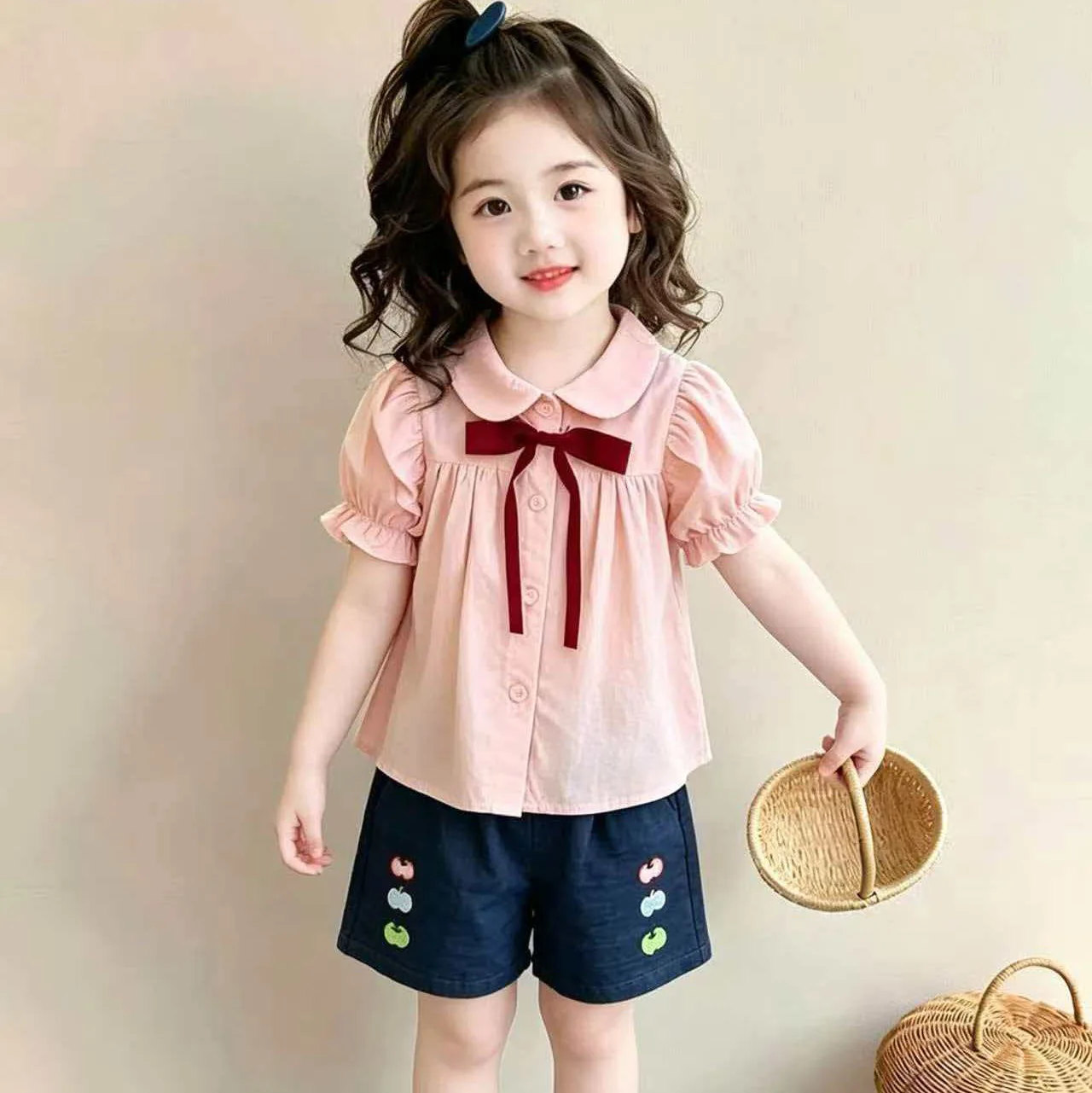New Summer Baby Girl Clothes Suit Children Fashion Cute T-Shirt Shorts 2Pcs/Sets Toddler Casual Costume Infant Kids Tracksuits