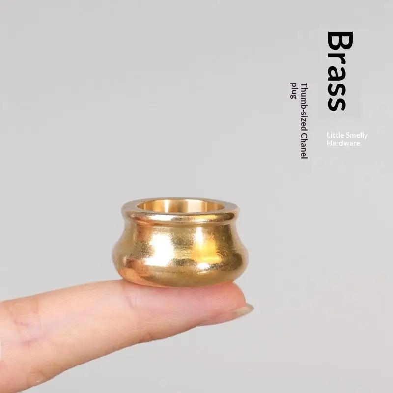 Buddhistische Gadgets: Kupfer-Räuchergefäß, Räucherhalter, Ascheauffangbehälter, für Räucherstäbchen, traditionelle Formen, Mini-Café-Ornament, Heimdekoration – Detail 5