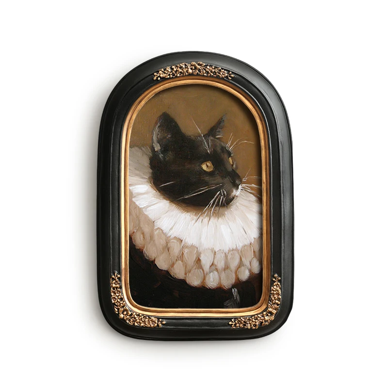 

Cute Art Cat Portrait Decorative Paintings Bedside Hanging Paintings Wall Hanging Decorative Animals Room Decor