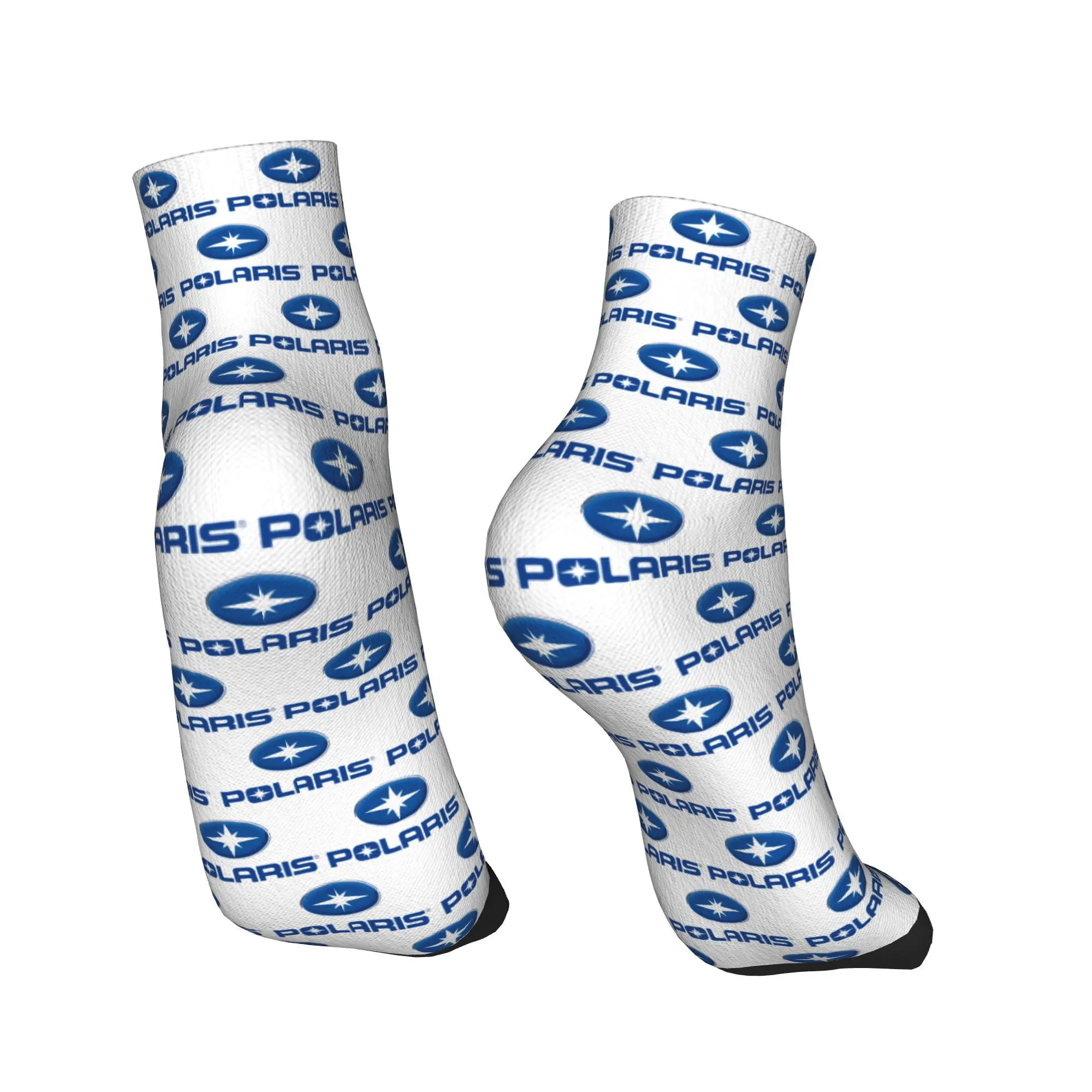 ถุงเท้าโลโก้ All Seasons Polaris สไตล์ฮาราจูกุ ซับเหงื่อ ถุงเท้ากีฬาแบบกลางนิ้ว ถุงเท้านุ่มสบายสำหรับผู้ชายและผู้หญิง เหมาะสำหรับเป็นของขวัญ