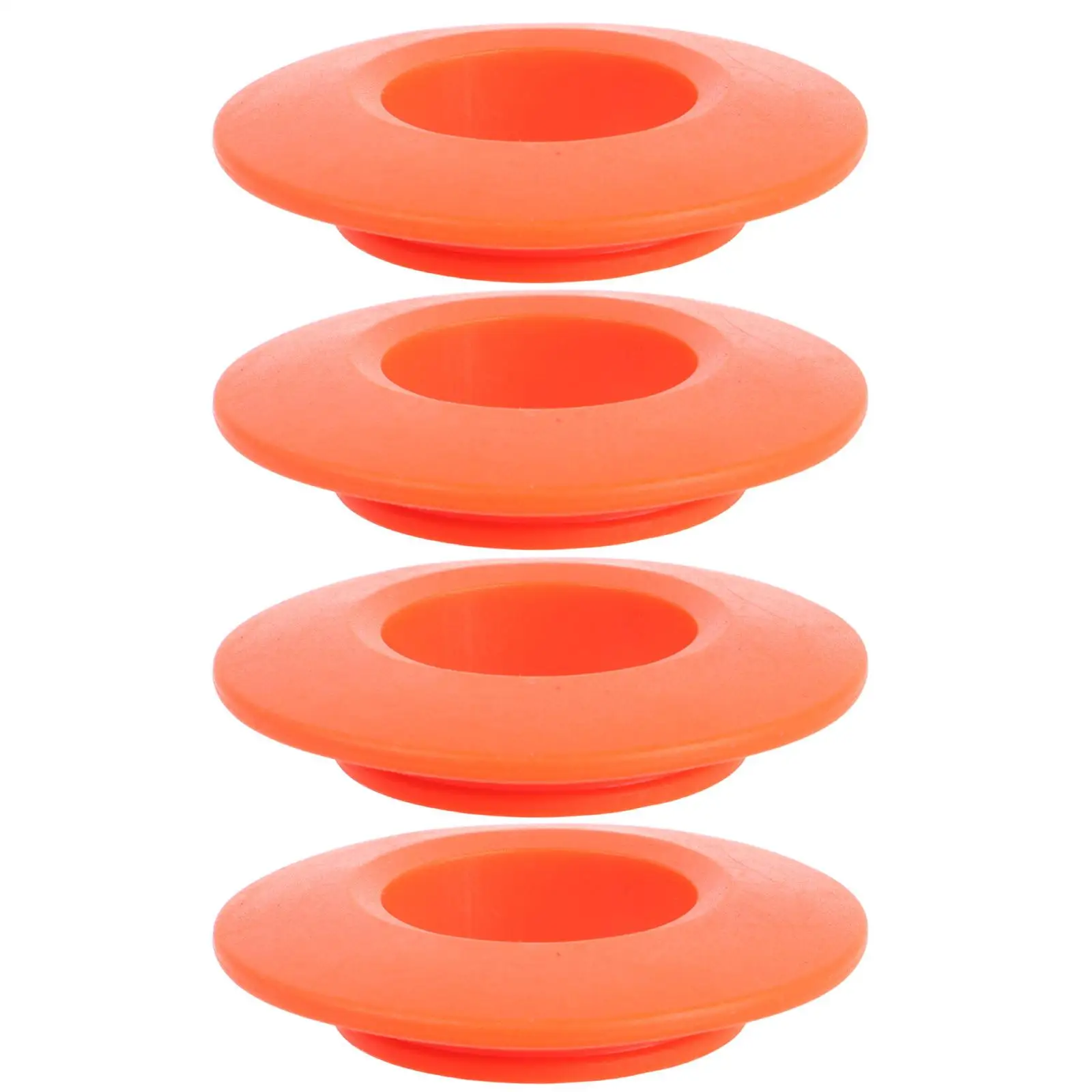

4 Pcs Rings for Kayak Drip Ring Replacement Canoe Paddle Accessories Round Anti Wear Light Weight Smooth Compact Boat Parts