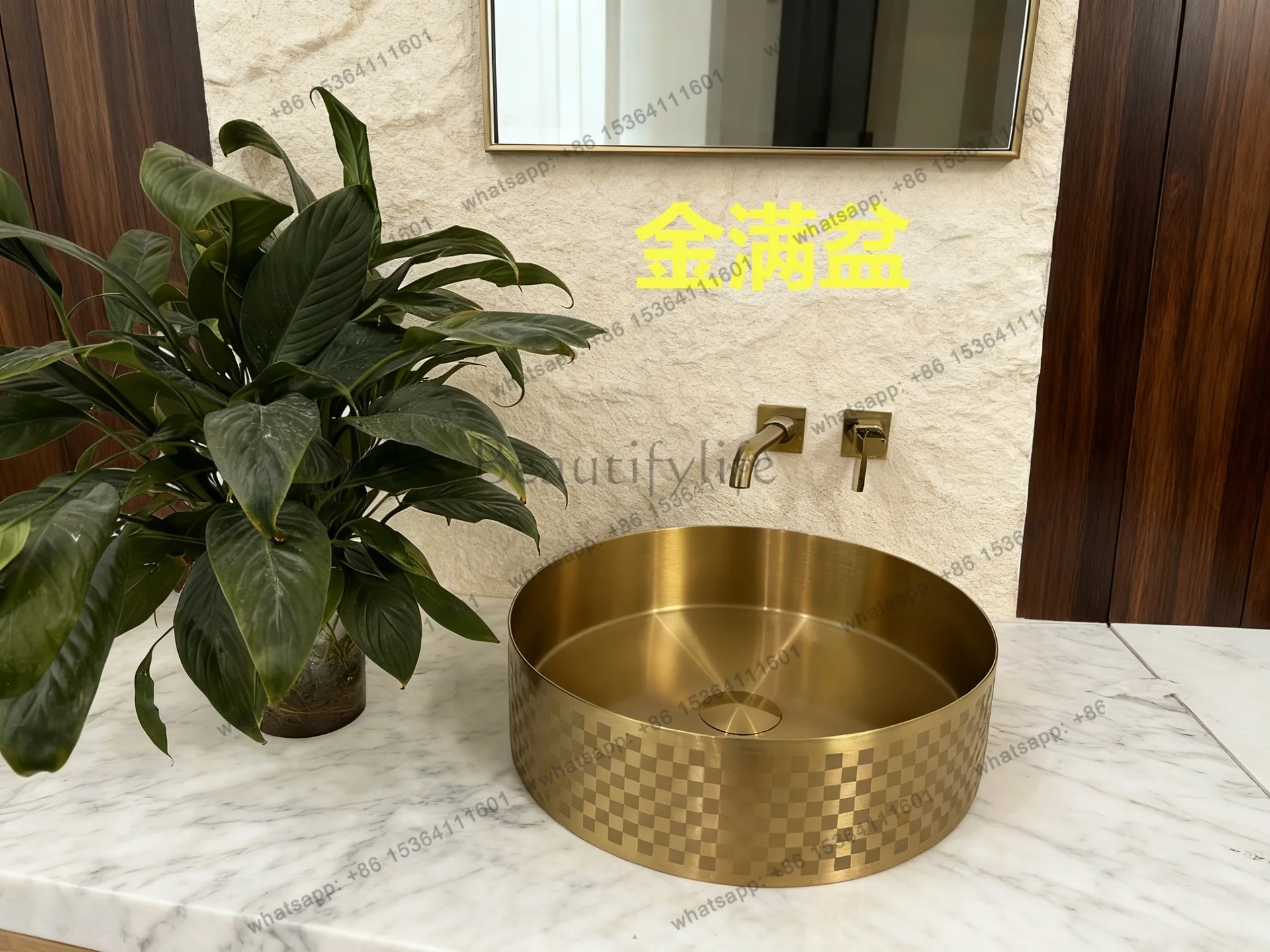 Stainless steel table single basin hotel kitchen bathroom hand washing