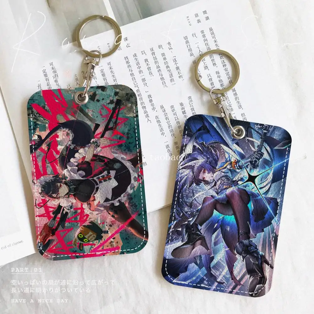 

Anime Z-Zenless Zone Zero Style PU Access Card Holder With Keychain - Executive Protection For Bank Card,Subway, Bus Card Case