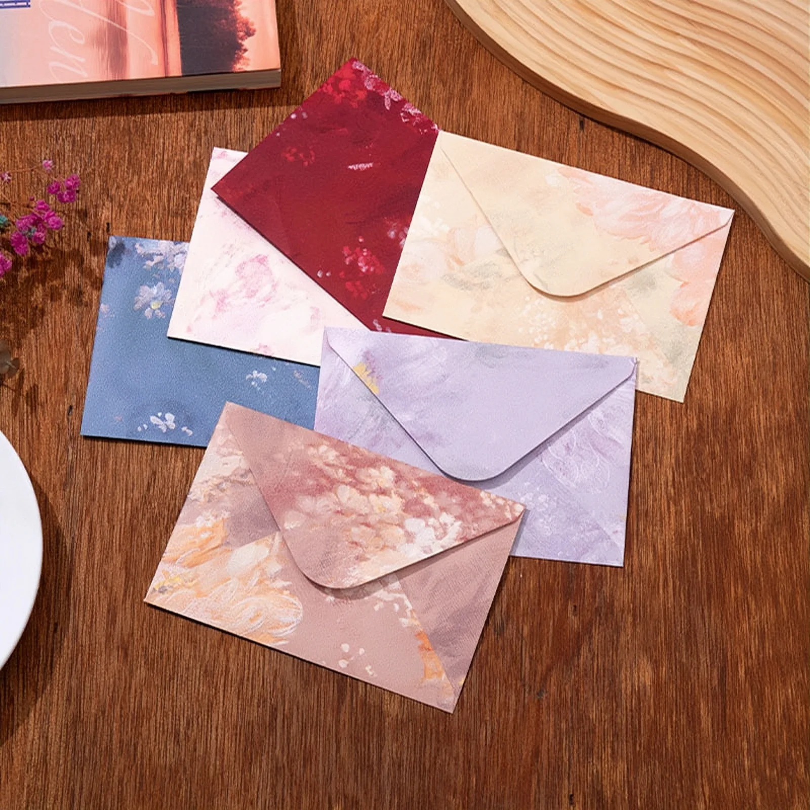 20pcs Spring Clouds & Dreams Invitation Set - High-Value Creative Vintage Envelope with Aesthetic Chinese Style, Perfect for Wed