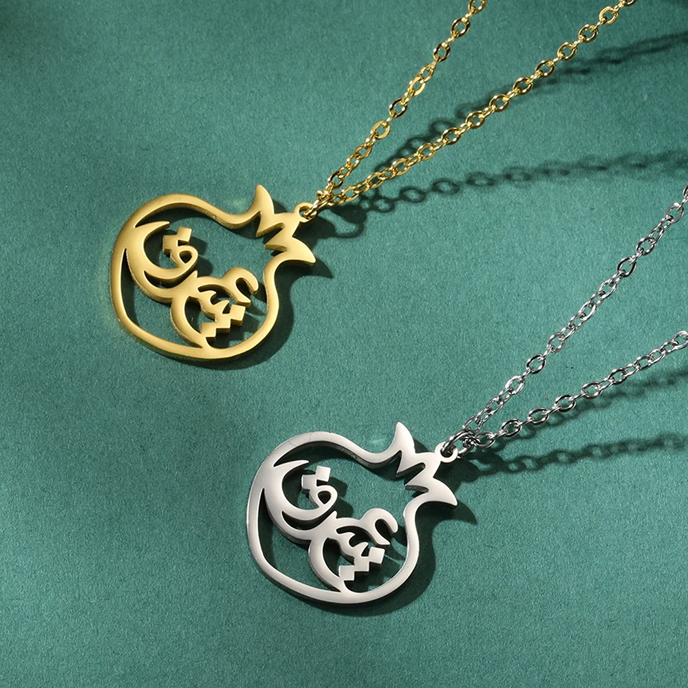 Dawapara Persische iranische Liebe Eshgh Farsi Halskette Persische Kalligraphie Halskette Edelstahl Schmuck Neujahrsgeschenk – Detail 29
