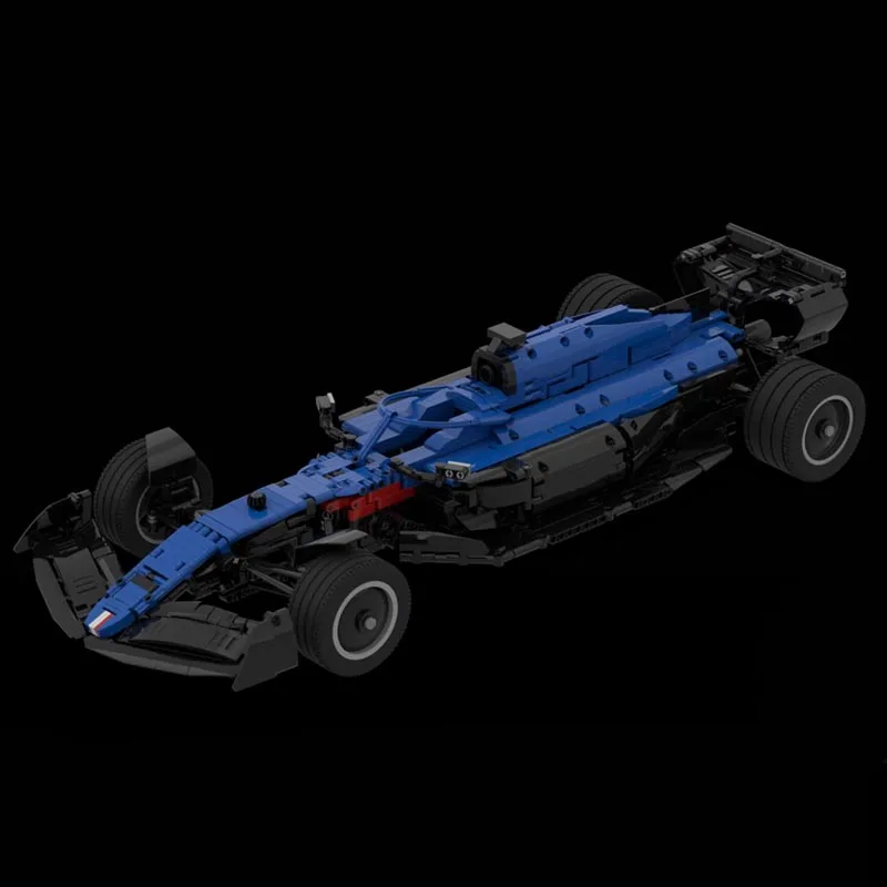 New Technical MOC-119167 A522 1:8 Scale Team Stake F1 Race Car Model Building Kit Creators Block Bricks Kid Toys Birthday Gifts