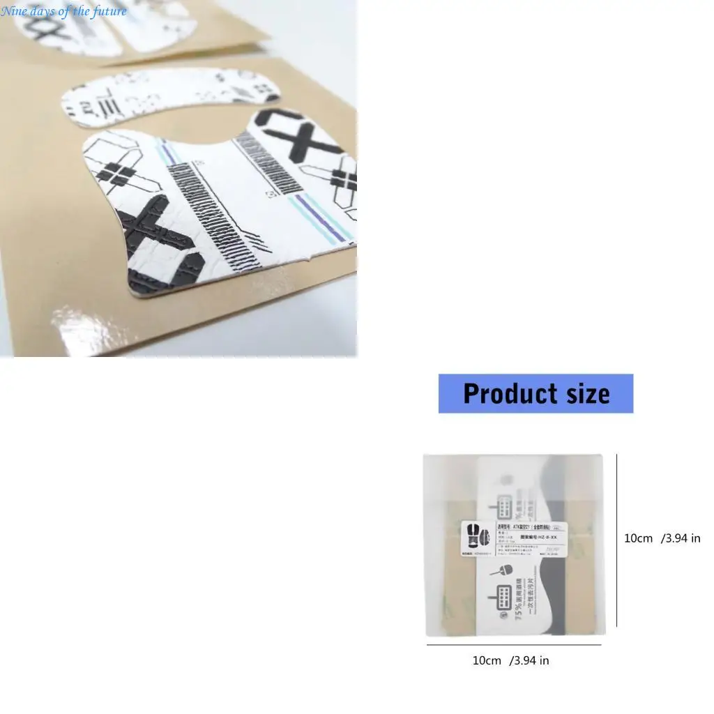 Mouse AntiSlip Grip Tape Sweat Resistant Tape Pad Mouse Side Moistures Wicking Stickers for ATK E65A