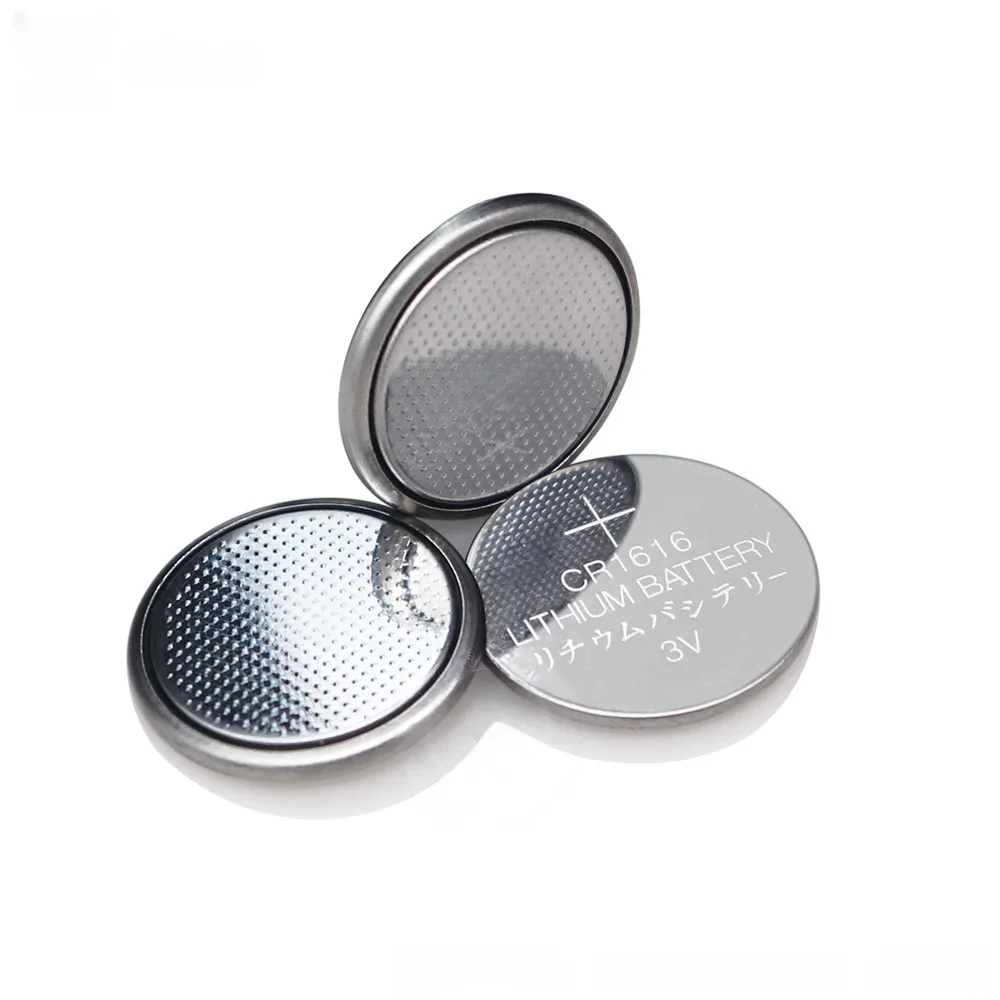 Lithium Coin Cell Battery CR1616 3V DL1616 ECR1616 BR1616 Replacement for Car Key Fob Watch Calculator Remote