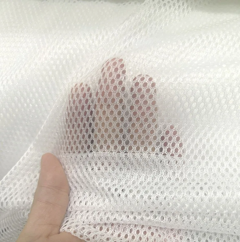 2m Breathable Large Round Hole Mesh Fabric Reinforced Net Cloth Ideal For Sportswear Inner Lining And Garment Accessory Sets