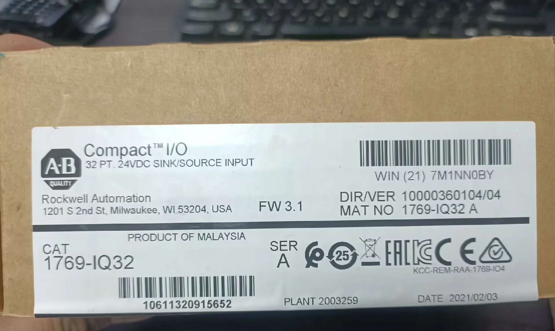 1Pc Nieuwe Ab 1769-IQ32 1769IQ32 Een In Doos Merk