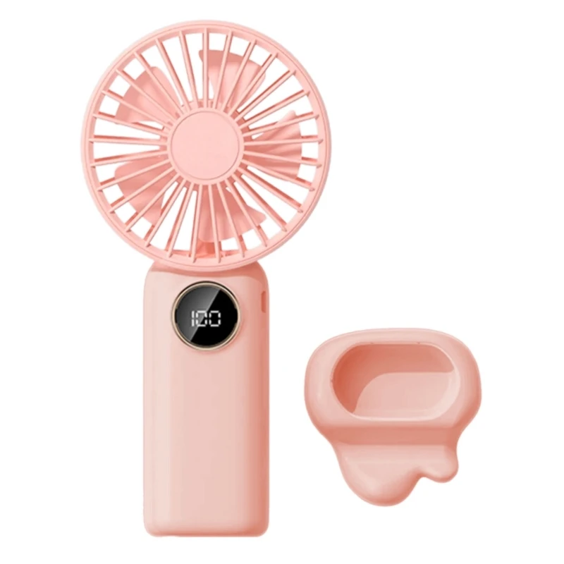 1200mAh Mini Handheld Fan Portable Fan for BBQ Gym Office Room Traveling