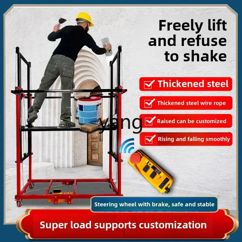 LH electric scaffolding mobile folding remote control automatic outdoor decoration hoist