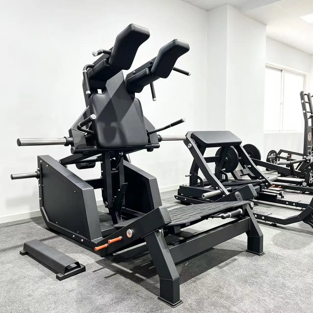 Commercial Fitness Equipment Powerful Mechanical Squat Machine Arms Legs Workout Multi-Functional Steel Frame Adjustable