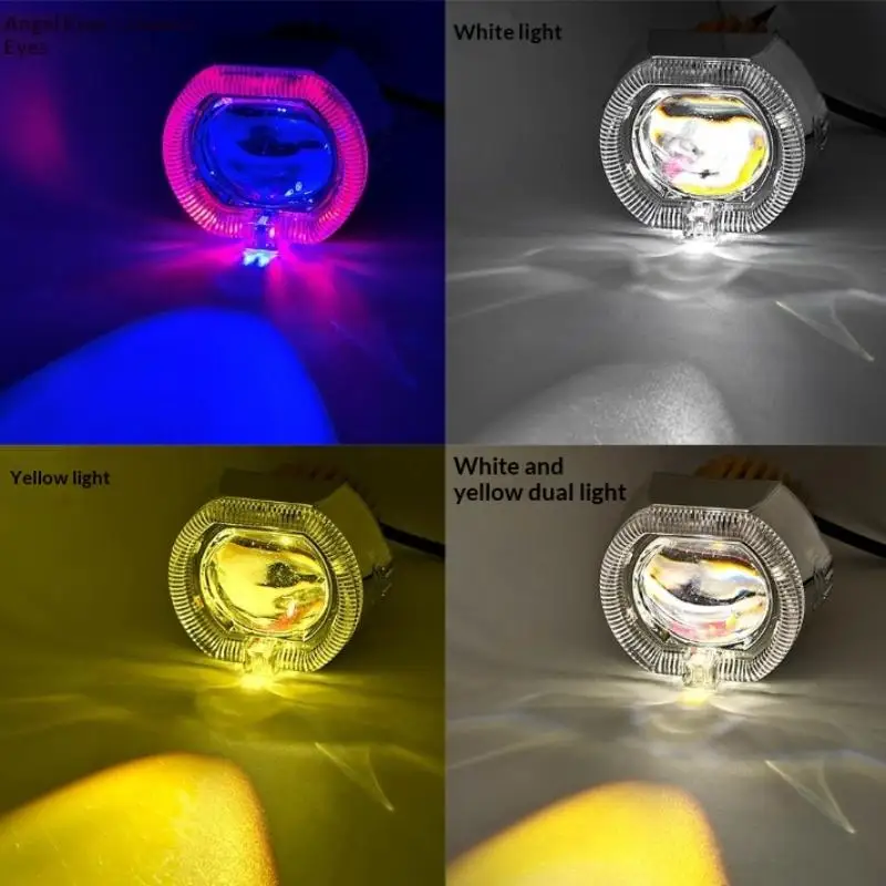 2.5-inch Moto LED With Built-in Headlights Electric Bike Devil's Eye Spotlights