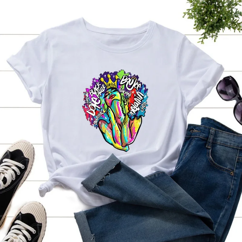 

Летний новый женский топ с принтом «Любовь», футболка с коротким рукавом, повседневные футболки с рисунком, топы в стиле Харадзюку