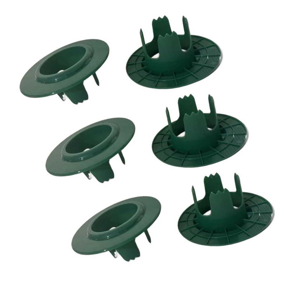 6 Pack Lawn Sprinkler Head Protector For Garden Green Plastic Covers Shield Irrigation From Mowers And Foot Traffic 17x8cm