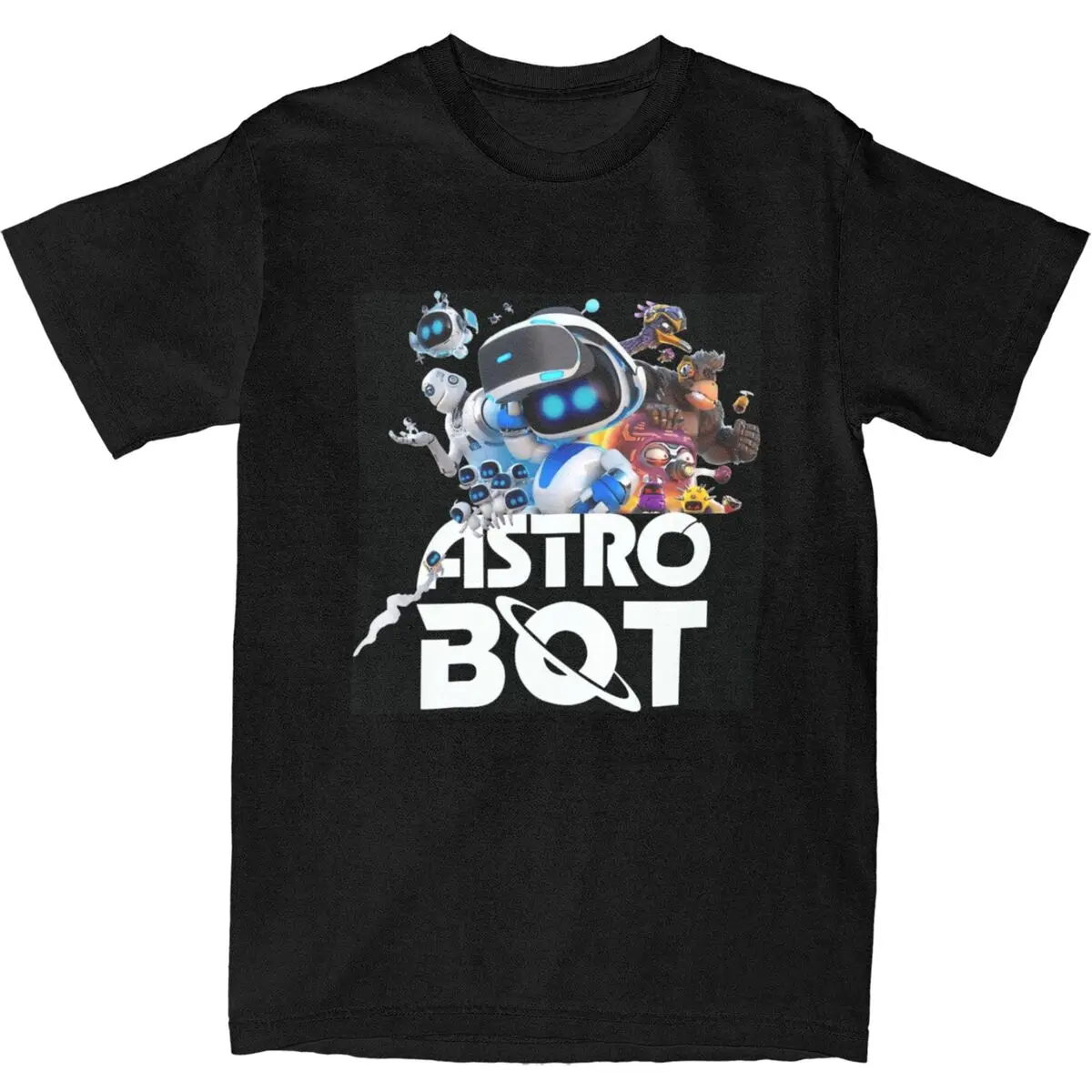 Oversized T Shirt Poster Astros Bot 100 Cotton T-Shirts Novelty Tee Shirt for Man Summer Y2K Retro Casual Short Sleeve Tees