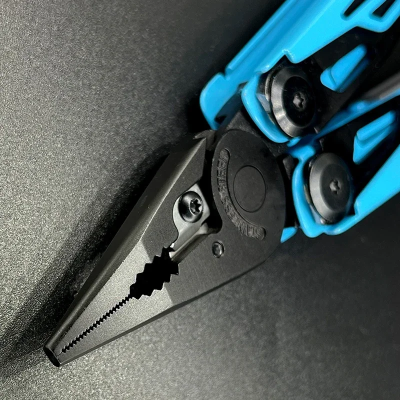 DAKOYU Blue 23-in-1 Folding Multifunctional Tool Pliers Multifunctional Combination Tool Pliers  EDC Outdoor Equipment