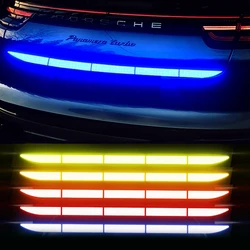 5pcs Car Sticker Reflective Warning Safety Tape Anti Collision Warning Reflective Strips For Automobile Trunk Car Exterior Stick