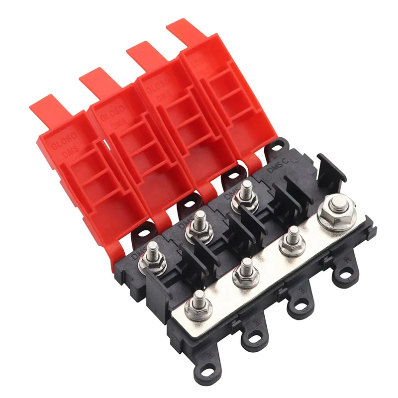 Hot Selling-200A Power Distribution 3-Way Block With MIDI Fuse Holder For Marine SUV, Car, Truck, And RV,200A Power Distribution