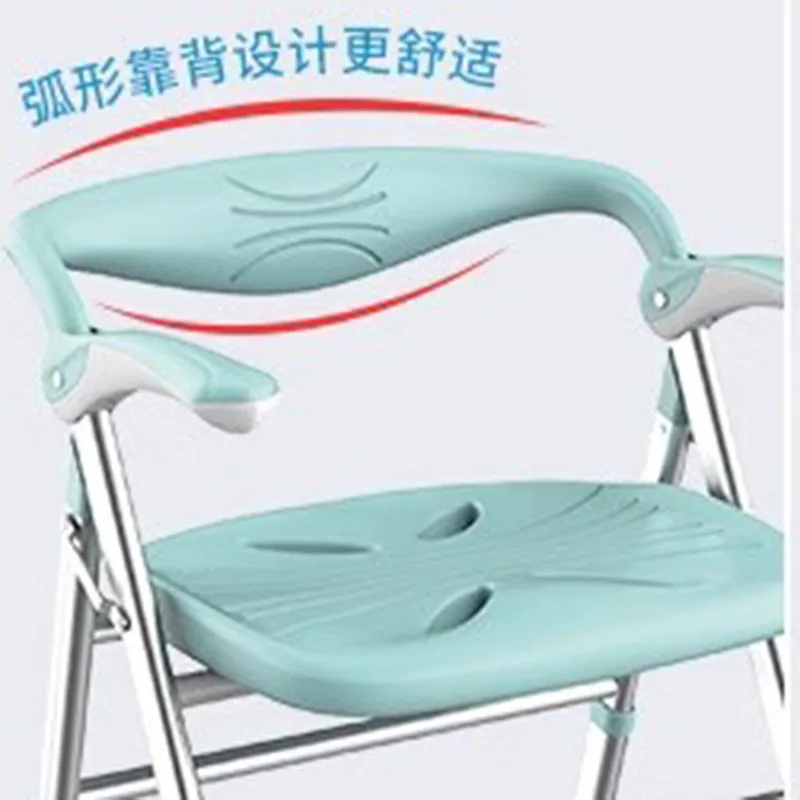 Portable Senior Chairs Adjustable Heights Folding Durable Senior Chairs Assist Devices Lightweight Medical Scooter Home Use