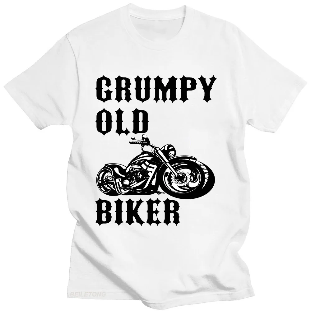 Old Man T Shirt Motorcycle Grumpy Short Sleeve Unisex Fashion Tee-shirt Summer Casual High Quality Tshirt Camisetas O-neck Tees