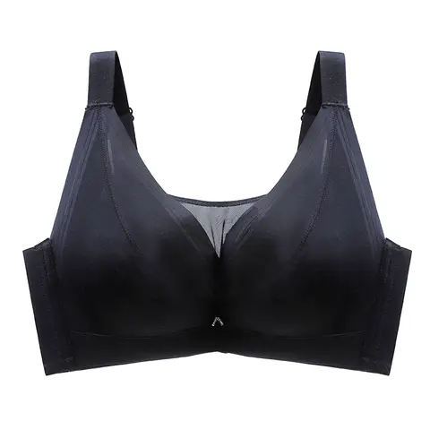 여성용 빅 사이즈 푸시업 브라, 섹시한 통기성 미니마이저 브라, 보이지 않는 속옷, C D E 풀 컵 플러스 사이즈 브라