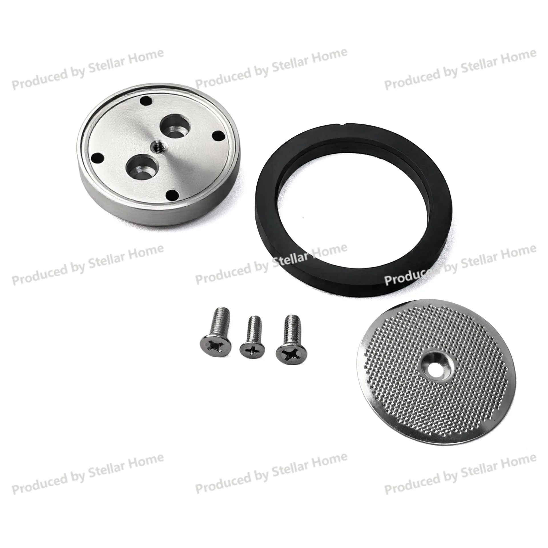 Stainless Steel Coffee Machine Brewing Head Suit Natural Color Gasket Water Distribution Net for Gaggia