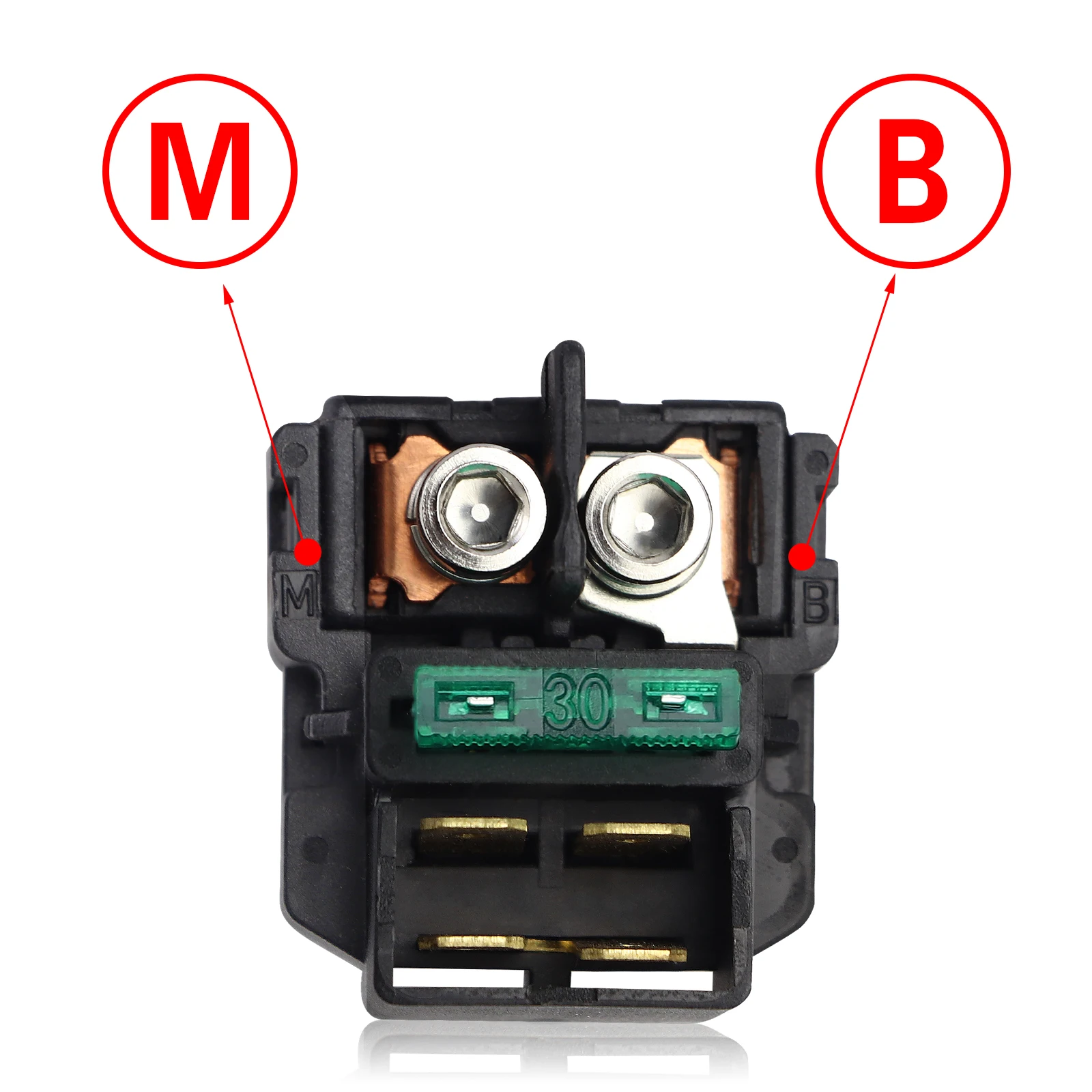 Starter Relay Solenoid Plug for Kawasaki ZX750 Honda CBR 600 954 1000 CB CMX250 CRF250X CX500R F2 F3 F4 VF RVT ST VFR VT