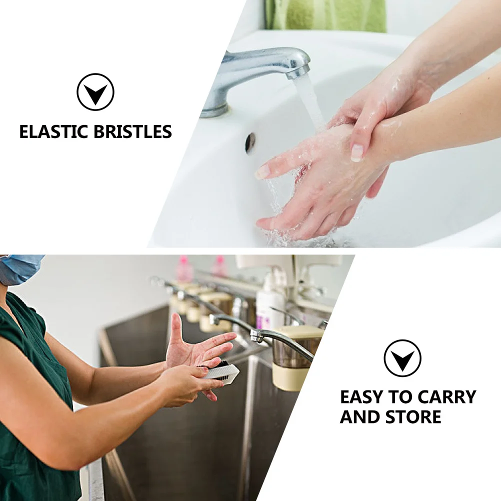 

Nail Brush Comfortable Durable Flexible PP Bristles for Cleaning Fingernails Toenails Pedicure Dust Brush Manicure Tool