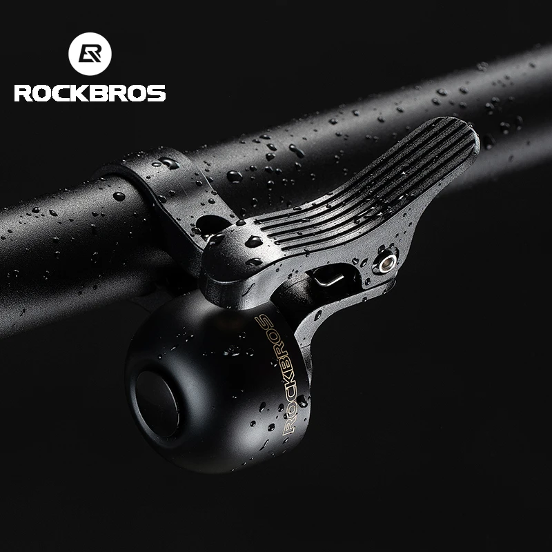 Rockbros bicicleta sino chifre guiador ciclismo chamada anel de liga som nítido alarme aviso para segurança mtb estrada acessórios da bicicleta