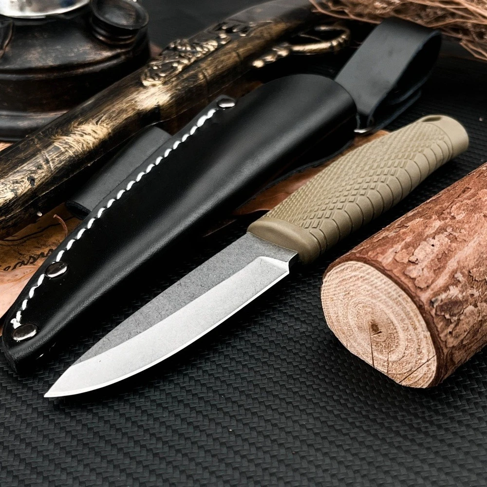 High-Hardness 200 Fixed-Blade Knife with Non-Slip Handle—Survival, Portable, Outdoor, Knife, Adventure, Camping, Jungle Tool