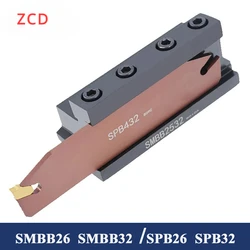 ZCD SPB226 SPB326 SPB332 SMBB1626 SMBB2026 SMBB2532 Grooving Cut-Off Cutter Holder SP300 200 NC3030 Lathe Turning Tool Holder