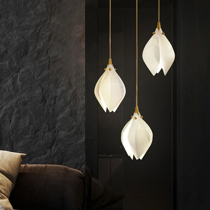 

Modern Ceramic Pendant Light Creative Design Loft Villa Bedroom Restaurant Hanging Lamp Indoor Lighting Fixtures LED Chandeliers