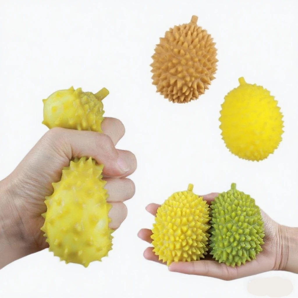 1PCS Durian Pressure Ball Can Be Pulled Or Pinched Stress Relief Squeeze Sensory Toys Boys And Girls Birthday Party Favors