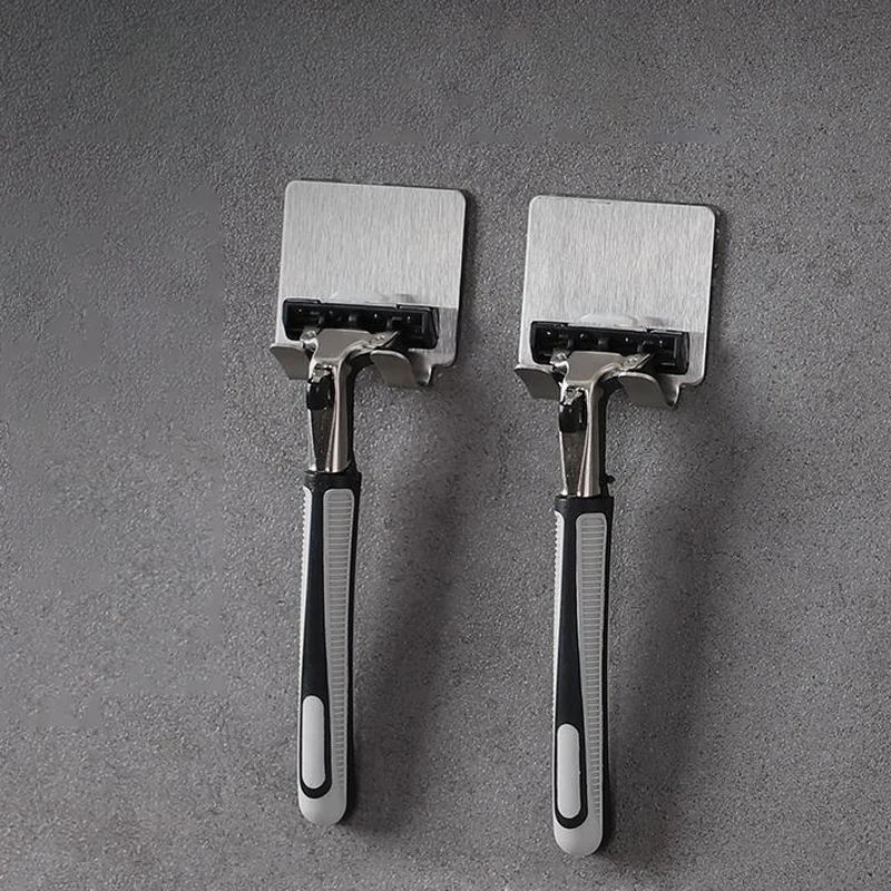 Scheermes Houder Rvs Mannen Scheren Scheermes Straight Stand Plank Scheren Scheermes Magazijnstelling Bad Föhn Houder