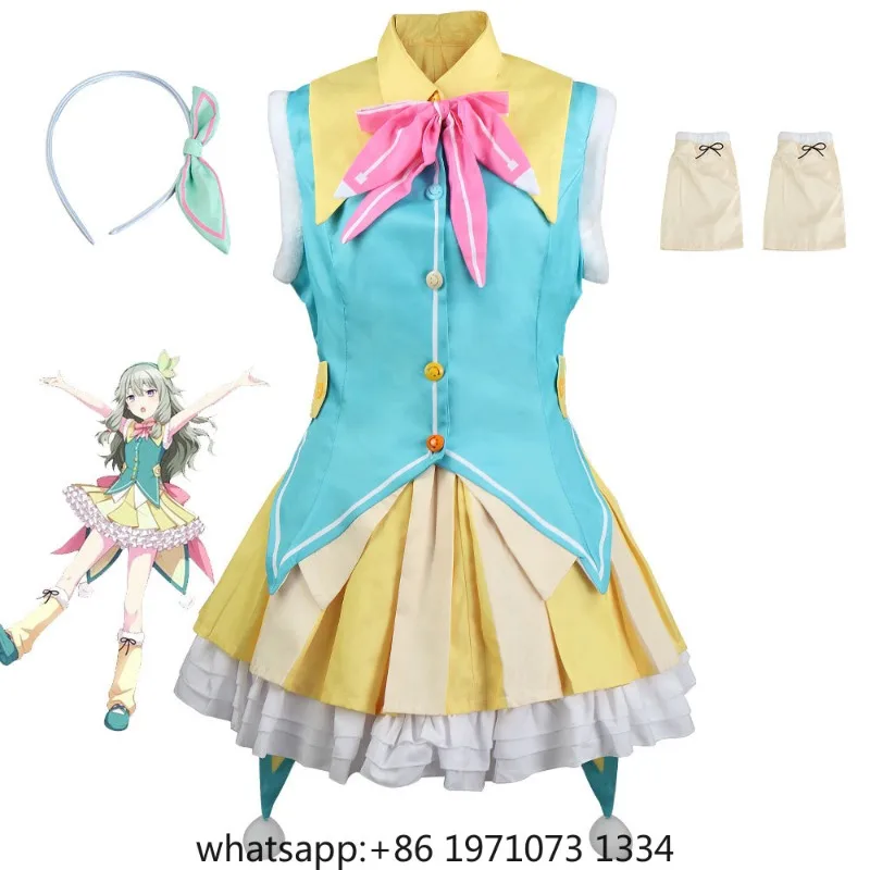 Kusanagi Nene Cosplay Costume pour femme, Idol Nene fur s, Sauna Wear for Comic Con, Cute Costume short dress