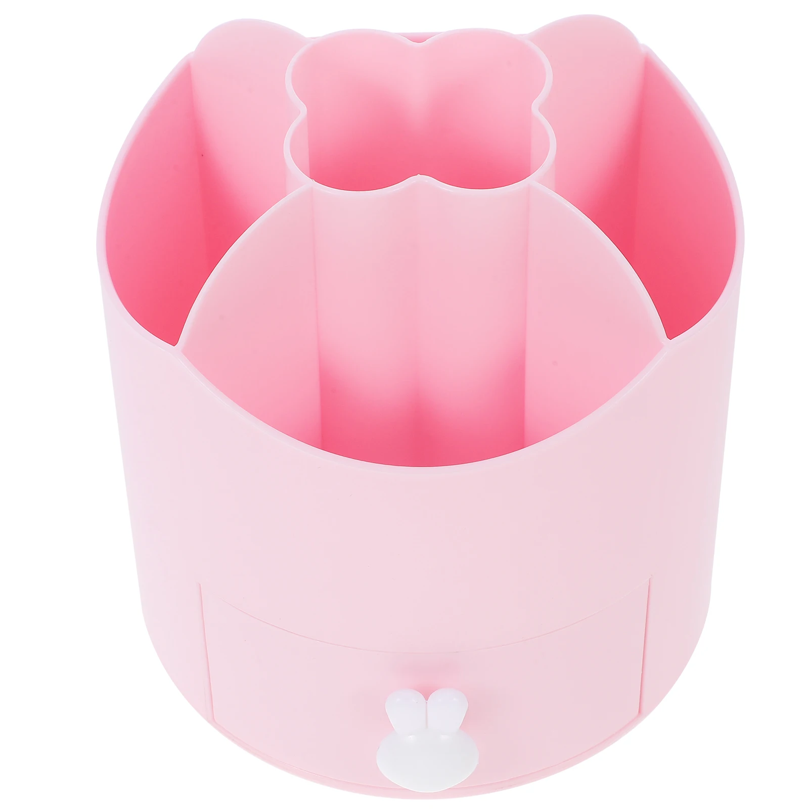 

Rotating Pen Holder Desk Organizer Wear Resistant Pencil Pink Multi Function Brush Supplies Tabletop Office Storage