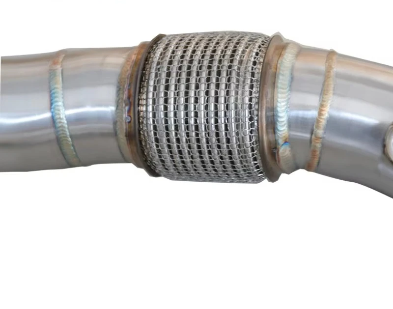 

Exhaust Downpipe for S58 G80 M3 M4 2020+ With Flexpipe 89-76mm