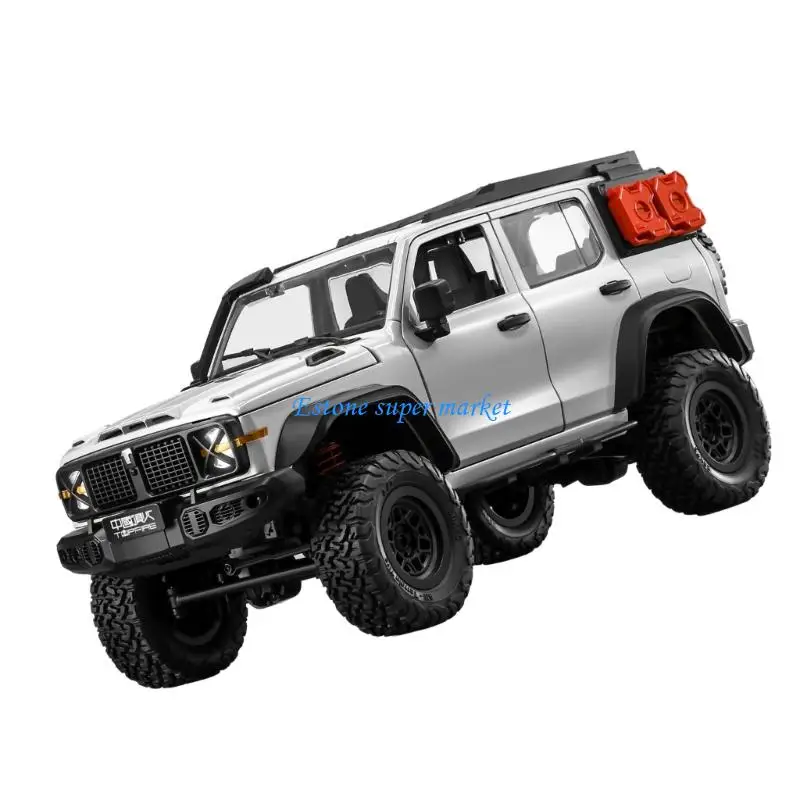 Véhicule tout-terrain télécommandé 090B 4WD, robot sur chenilles à échelle 1/12 avec corps en métal robuste pour enfants