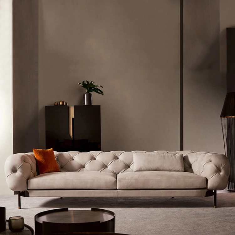 #Nordic Leather Canape Banken Divano Letto Settee Couch Modern Sectionals Sofa Set Furniture Living Room Sofas