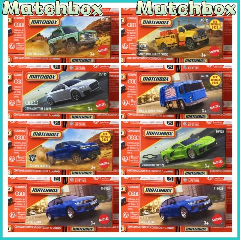 Matchbox Tesla Alloy Car 2025E Engineering Vehicle Collector's 70th Anniversary Model Color Box New Batch Play Vehicle Toy